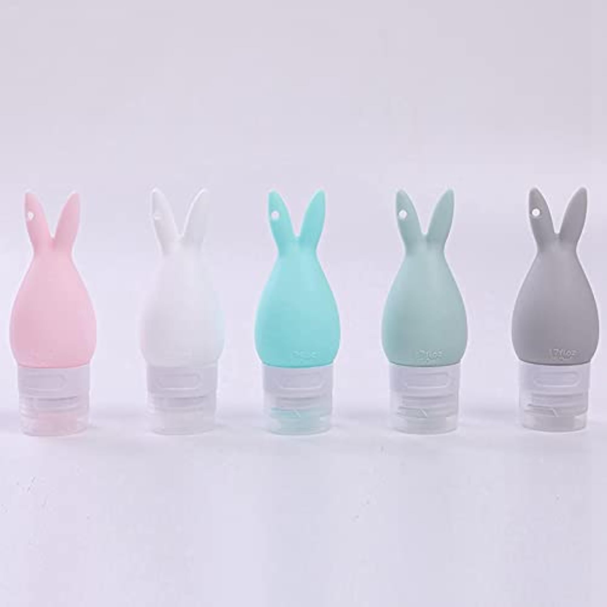 3PCS Portable Silicone Travel Bottles, Cartoon Design