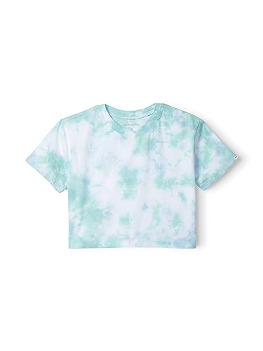 happy nation Girls Relaxed Cotton Crop T Shirt