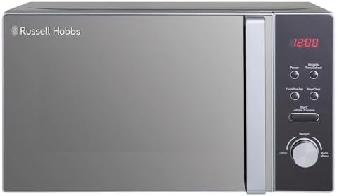 Russell Hobbs RHM2076S Compact Freestanding Microwave, 800 W, 20 ...