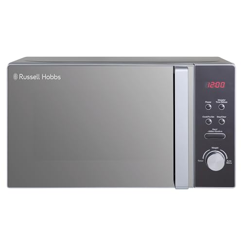 Russell Hobbs RHM2076S Micro-ondes compact pose-libre, 800 W, 20 l, argenté