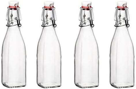 Bormioli Rocco Swing Bottle - 0.25L (8.5oz) - Clear - Set of 4