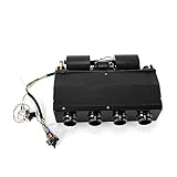 LIYUANJUN 12V A/C Universal Under Dash Evaporator, 3 Speed Air Conditioning Evaporator Heater Assembly Unit - Heating & Cooling System with Electrical tat 4Max Air Volume for Car Truck