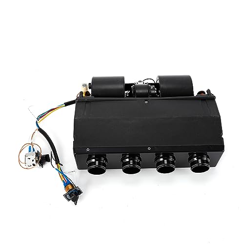 LIYUANJUN 12V A/C Universal Under Dash Evaporator, 3 Speed Air Conditioning Evaporator Heater Assembly Unit - Heating & Cooling System with Electrical tat 4Max Air Volume for Car Truck