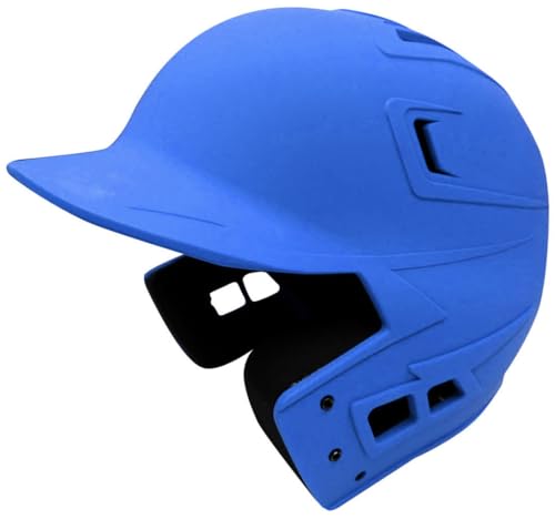Epic Boy's Blue Baseball Batting Helmet, One-Tone Matte Finish & Senior Junior