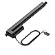 JiGiU Linearantrieb 1500N 300mm Verstellantrieb Linear Actuator Motor Linearmotor DC 12V Lineartechnik IP65 Wasserdicht Electric Motor Putter Elektrische Türöffner (Schwarz)