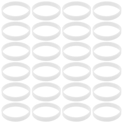 ifundom 100 Braccialetti Luminosi in Silicone Fosforescenti per Braccialetti che Brillano al Buio per Feste e Corsa Notturna e Flessibili Confezione da 100 Pezzi