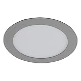 Heitronic LYON 500159 LED-Panel 13W Warmweiß Silber