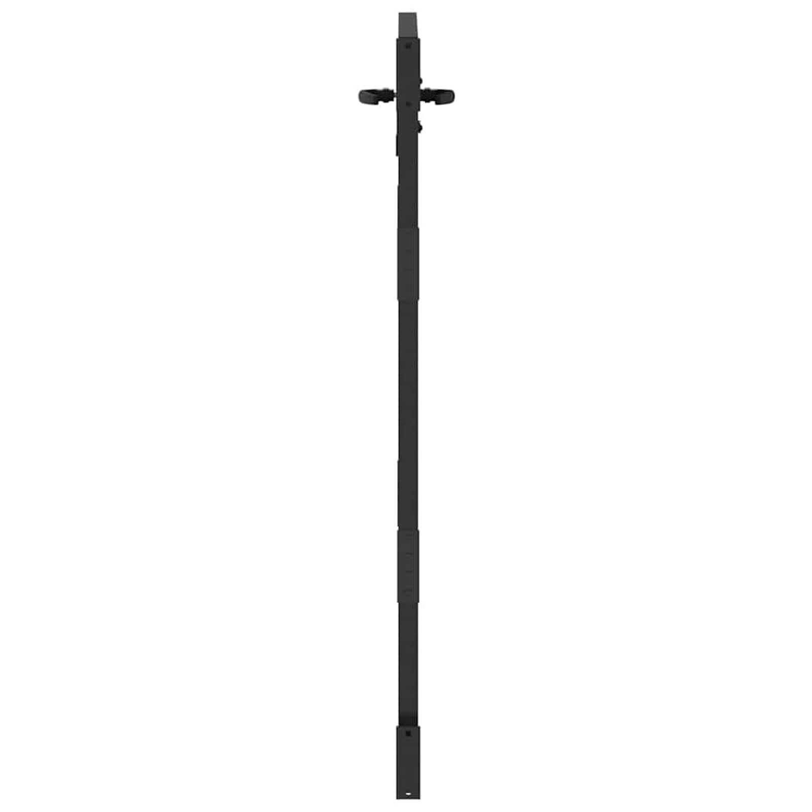 Cancello da giardino nero, 85 x 150 cm, in acciaio verniciato a polvere, con motivo tagliato al laser, resistente alle intemperie e alla ruggine, per giardino e terrazza