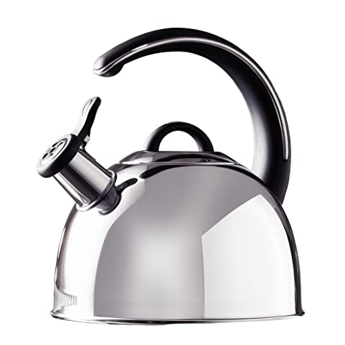 Chaleira Tramontina Aço Inox Fundo Triplo C/Apito 3,35l Preto, 61488213