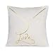 None brand Housse de Coussin de Style Nordique 45x45 cm Housse de Coussin de canapé Coussins Housse de Coussin décorative bronzante Taie d'oreiller imprimée en Feuille d'or-Q