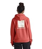 The North Face Women's Evolution Box NSE Fill Light Hoodie | 2 Piece Hood with Drawcord, Kangaroo Hand Pocket, Mars Dust, Large