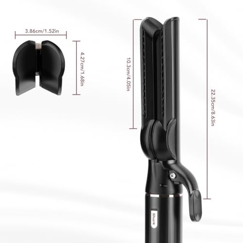 Image of Airflow Smooth Attachment for Shark FlexStyle, Nozzles Attachment for Smooth Hair Style with Less Damage and Breakage for Shark FlexStyle Black