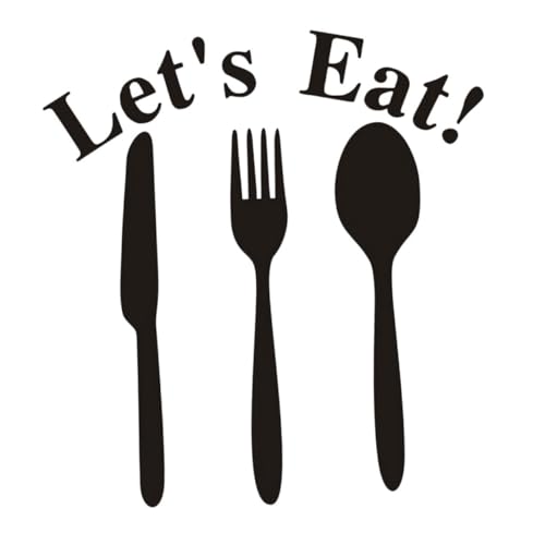 Gadpiparty Creative Kitchen Rules - Adhesivo de pared de PVC extraíble para cocinas, restaurantes, escuelas de cocina, consejos decorativos