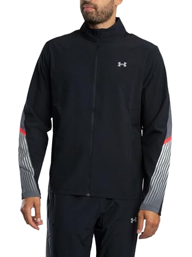 Veste running Hommes Under Armour déperlante Velociti Storm noire anti-pluie