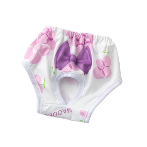 REElua Dog Period Brief パンツ パンティー ソフト Suspener 快適パンツ 洗えるパッド 洗える女性用犬用おむつ