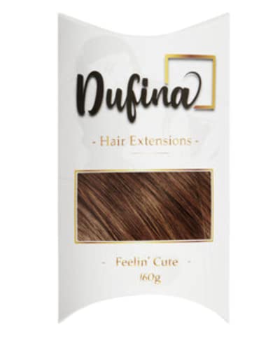Feelin Cute 160g 100% Remy Human Hair Adjustable Wire Hair Extensions 22 Inch Invisible Hairpiece (Chocolate) for Women image 2