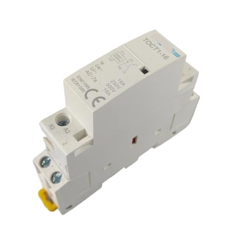 Contactor para riel DIN ideal para automatizar la carga de vehículos y luces de casa 6