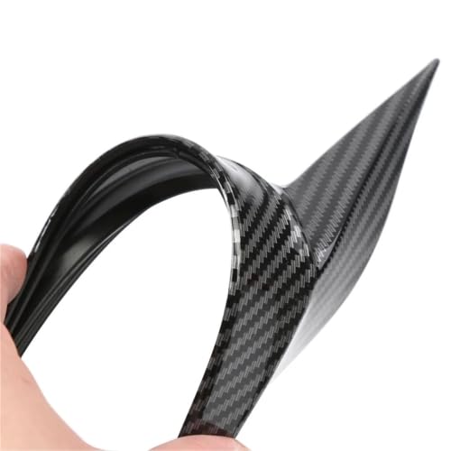 Diffuseur d'ailes de voiture noir universel pour modification de garde-boue latéral - 5
