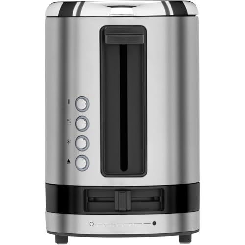 Foto von WMF Küchenminis Toaster Langschlitz mit Brötchenaufsatz, 2 Scheiben, XXL, Bagel-Funktion, Langschlitztoaster mit 7 Bräunungsstufen, 900W, Toaster edelstahl matt