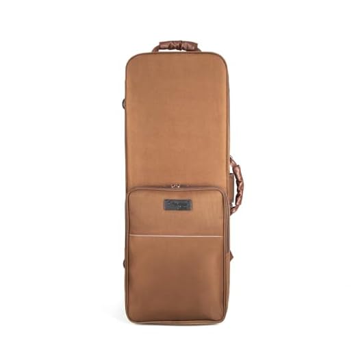 Omebaige Tenor Saxophone Case With Wheels, Tenor Sax Roller Bag, Tenor Sax Backpack, Thicken Padded Shoulder Strap, Handle Strap Sax Accessories Carrying Bag