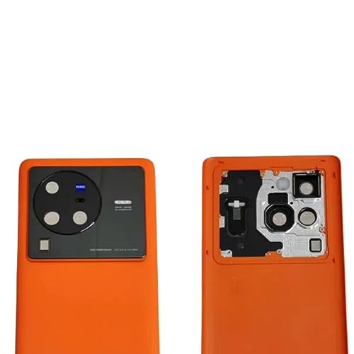 Carcasa trasera para vivo X80 Pro con lente original de repuesto negra de SHOWGOOD para V2185A 5