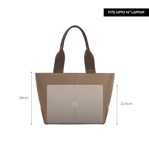 Image of Miraggio Holly 14 Inch Laptop Tote Bag | Office Tote Bag For Women | Big Totes For Work & Travel With Functional Pockets