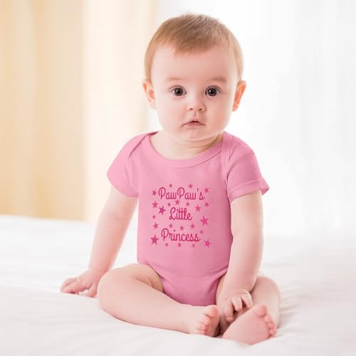 Pawpaw's Little Princess Infant Baby Outfits Short Sleeve Newborn Baby Clothes2
