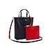 Lacoste Womens Anna Vertical Tote Bag, Forest Green/Navy Blue/Aconit/White, One Size