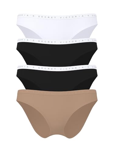 Victoria's Secret Cotton Bikini Panty Pack, Underwear for Women, 4 Pack (XS-XXL)