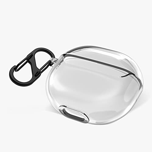kwmobile Earphones Case Compatible with SoundPEATS Air 3 - Crystal TPU Two-Part Earbuds Case - Transparent - Image 3