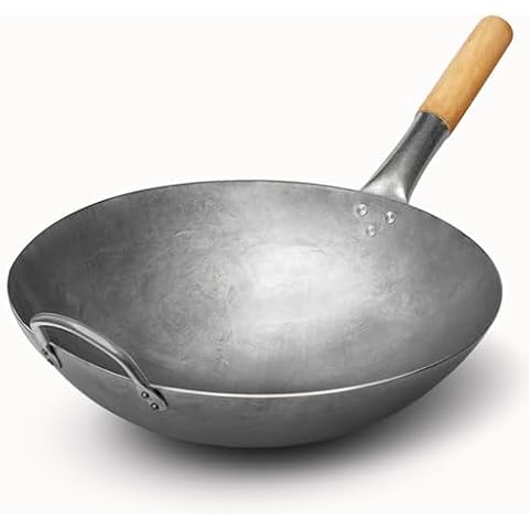 SUNRISE 14-inch Carbon Steel Wok Cover
