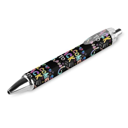 Stylo à bille rétractable noir 0.5 mm en lot de 4 pour une écriture fine et précise au quotidien
