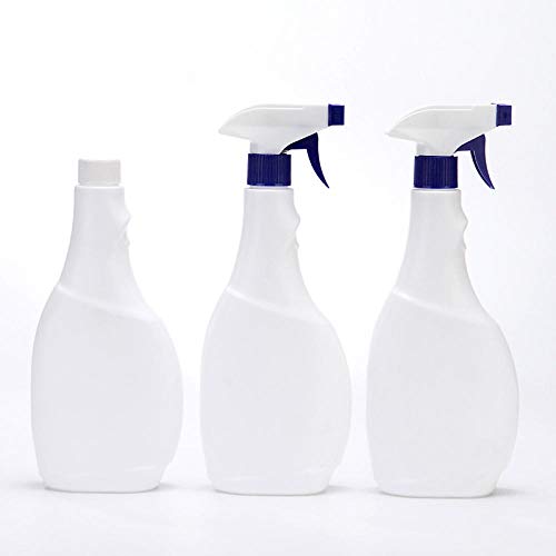 Preisvergleich Produktbild 500ml Praktische Handsprühflasche PET Parfümreiniger Feinnebelflasche für Friseur, Küche, Bad, Beauty, 3er Pack