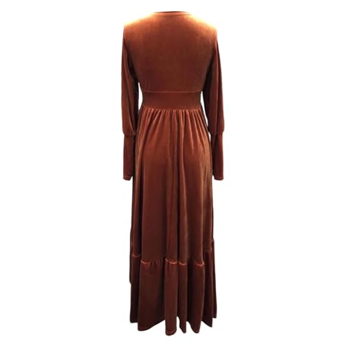 Robe longue velours confortable pour sublimer votre silhouette - 7