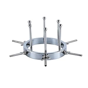 SeLgurFos Metal Anal Plug Adjustable Size Anal Vaginal Dilator Waterproof Vaginal Speculum Erotic Trainer Fetish Sex Toy…