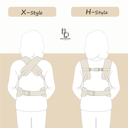 Image of 4-in-1 Baby Carrier | Adjustable for 0-3 Year (3.2-16kg) |100% Cotton Comfort& Lightweight | Ergonomic Design for Newborns to Toddlers |Made in India, Designed in California (Mocha Mousse)