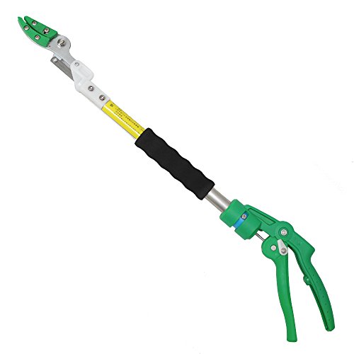 iLOT Long Reach Bypass Pruning Shears and Scissors in Garden for Tree Branches, Fruits and Pond Cleaning etc.