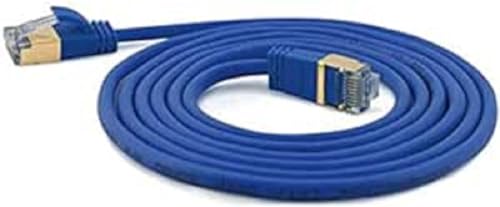 wantecWire 7134 Câble Patch Réseau avec Top Qualité Extra Fine Bleu