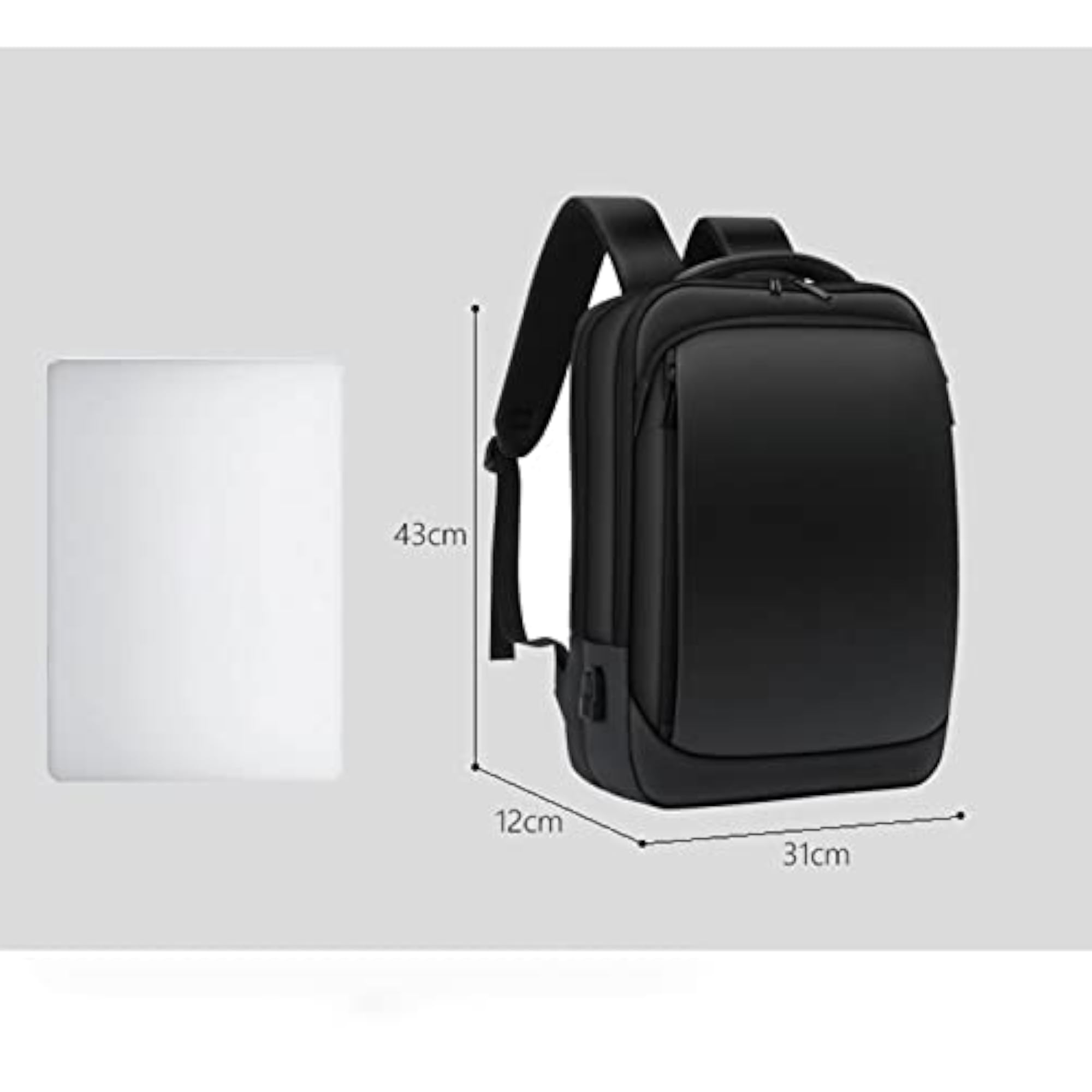Waterproof Laptop Backpack for Men, Daily Business Office Use