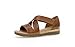 Gabor Femme Sandales, Dame Sandale à lanières, Sandales,Spartiates,Sandales Gladiator,Chaussures d'été,Confortables,Peanut(Raff/Ambra),40 EU / 6.5 UK