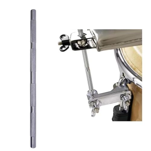 image for TUOREN Straight Rod Percussion Cowbell Mount Rod for Drum Set Percussi