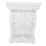 WHAMVOX Ménsula De Techo De Poliuretano Decorativa Tallada, Soporte De Viga Estilo Europeo, Durable y Versátil Para Interiores y Exteriores, Decoración De Hogar, Unidad Individual, Uso Permanente