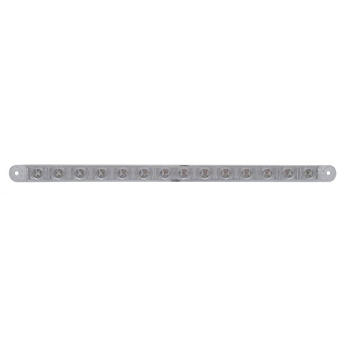 United Pacific 38948B 12" 14 Led Turn Signal Light Bar (Amber Led/Clear Lens) #TOP1
