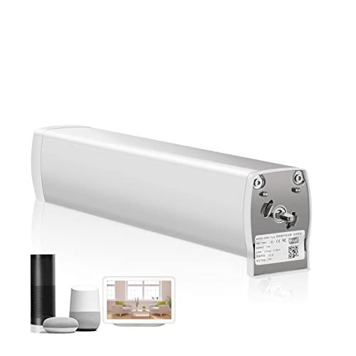 Tuya WIFI - Motor de cortina inteligente ultrasilencioso, eléctrico, inalámbrico, control remoto, herramientas de control por voz