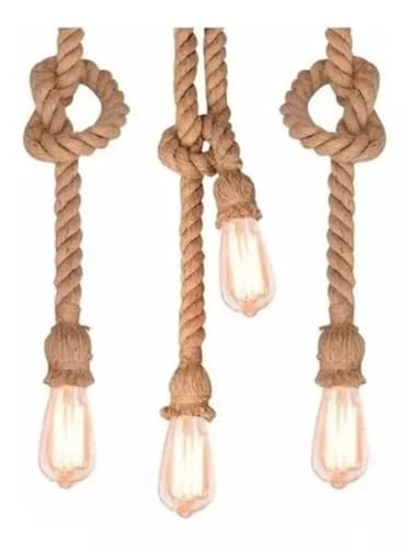 Combo Pendente Doca e Lâmpada Filamento Retrô 4W