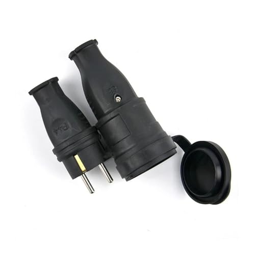Prise industrielle caoutchouc 16A étanche 220V 2P+E IP44 - 3