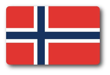 SK-262 100円ステッカー ノルウェー NORWAY 国旗ステッカー スーツケース ステッカー