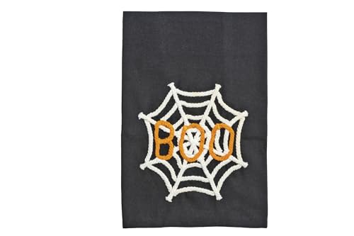 Serviette phosphorescente Halloween broderie Boo pour table - 2