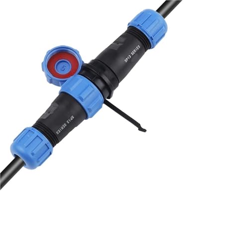 Conector SP13 de brida IP68 con 4 pines tipo soldadura para cable de aviación de 1 unidad