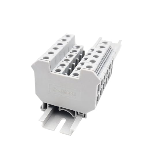 Tapas de extremo D-UDK10 de 10 piezas: la solución al cableado expuesto en carril UDK 10
